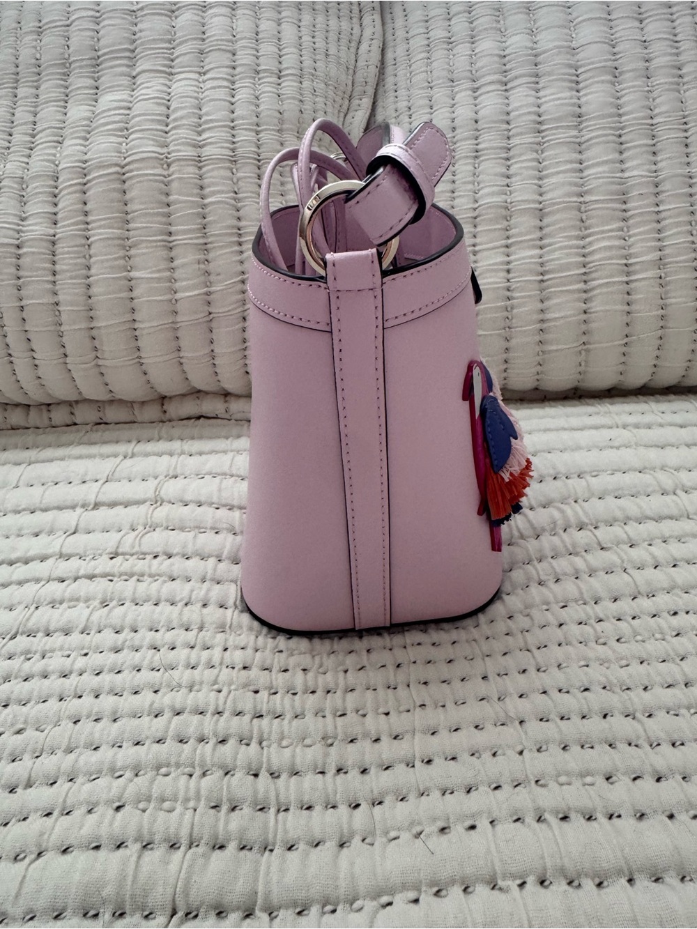 kate spade Pink Parrot Fringe Appliqué Crossbody Bag - Picture 5 of 11